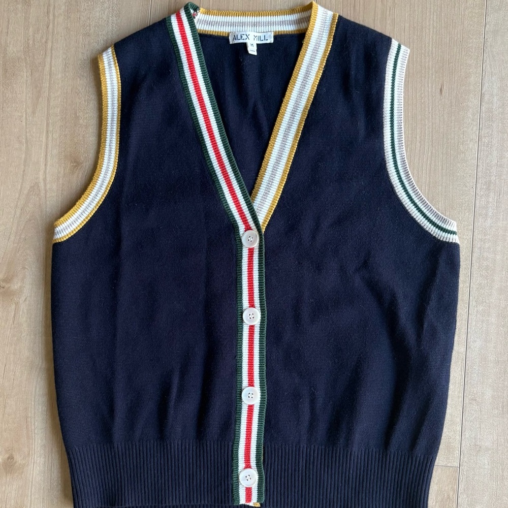 Alex Mill Roland Cashmere Sweater Vest M